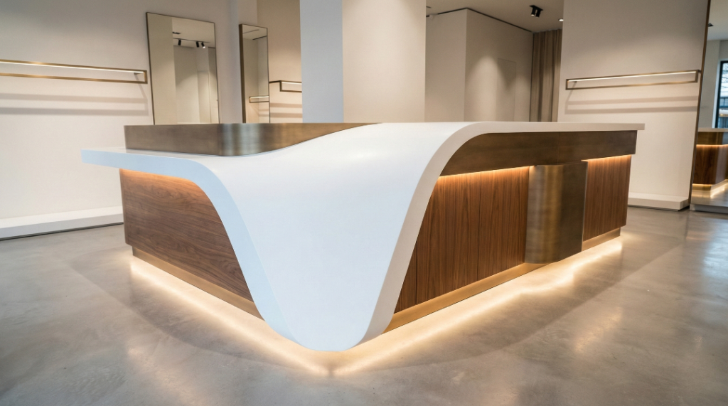 Mostradores contract a medida para retail