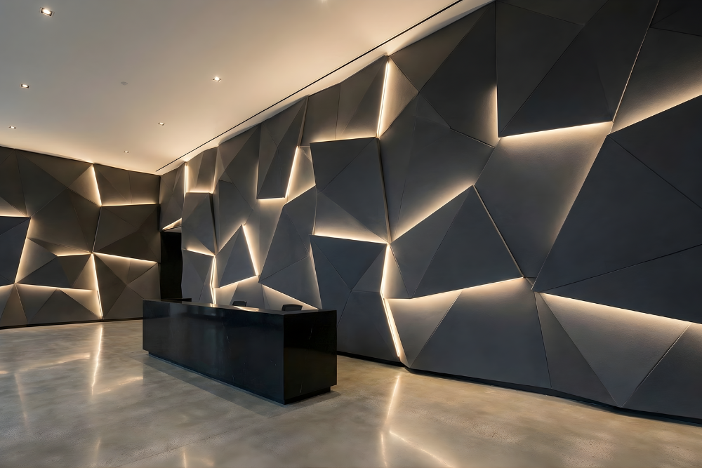 Paneles tridimensionales a medida