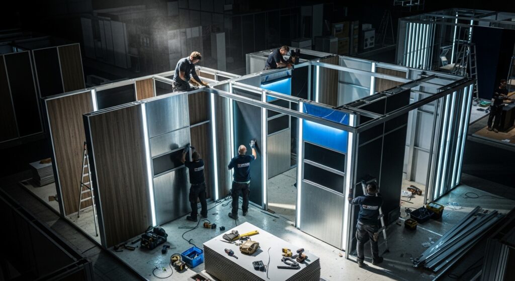 Escenografía y stands premium