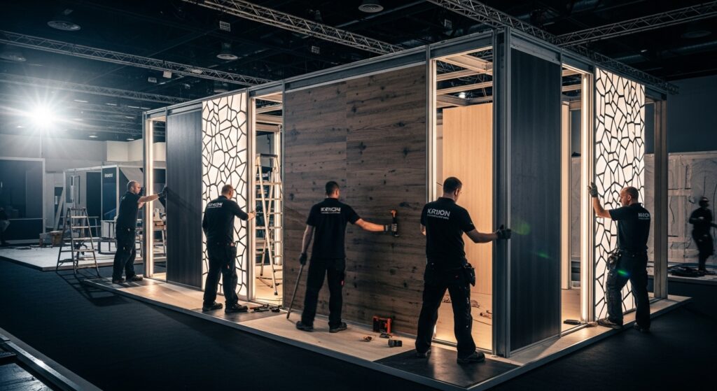 Escenografía y stands premium