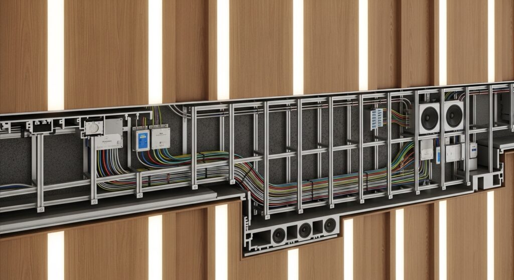 Estructuras técnicas para paneles y piezas especiales